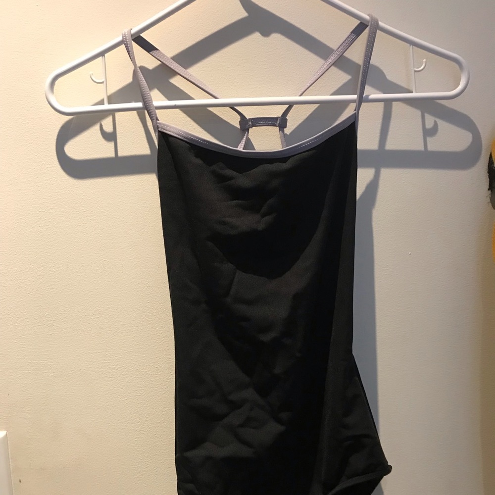 Mariia Black Camisole Leotard
